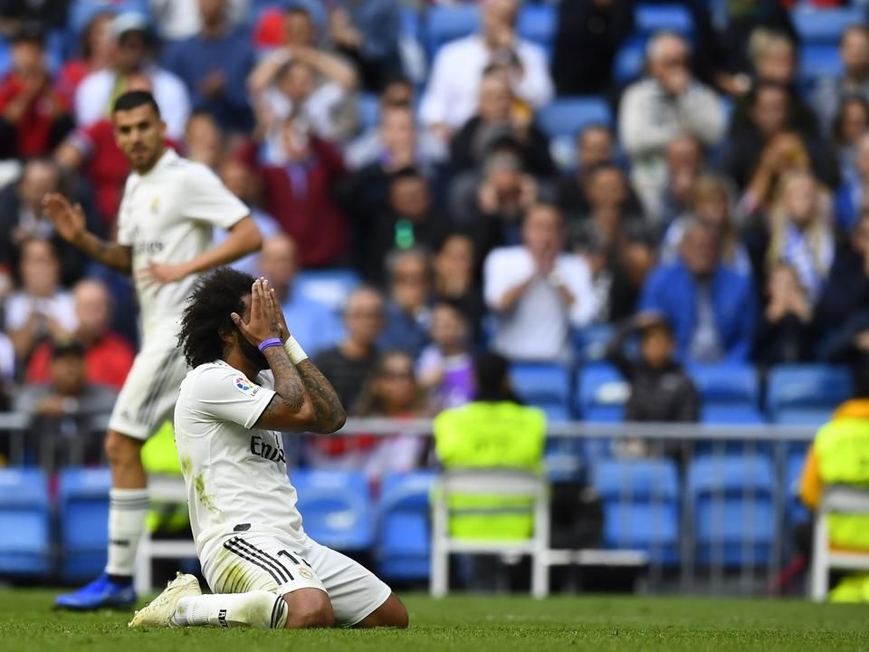 Hiába Marcelo gólja, ismét kikapott a Real Madrid (Fotó: AFP)