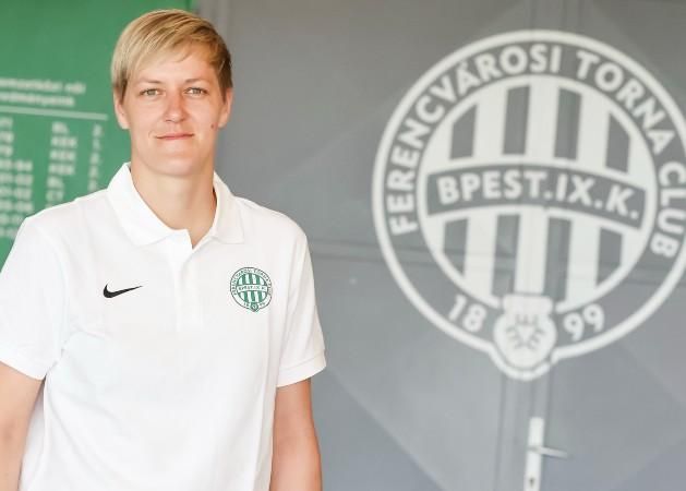 A hazatérő Tomori Zsuzsanna szeretne a Ferencvárossal is BL-final fourba jutni (Fotó: fradi.hu)