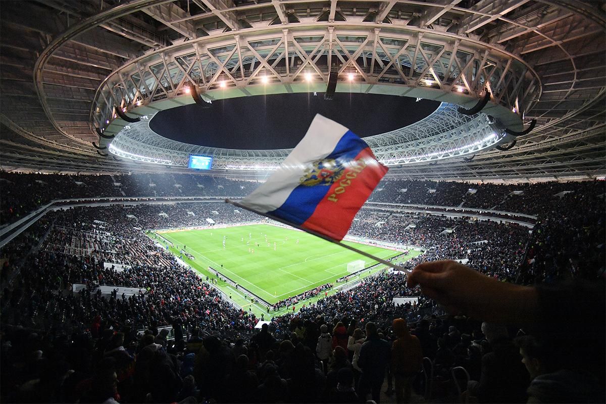 A nyitó meccsnek és a döntőnek otthont adó Luzsnyiki Stadion (Fotó: AFP)