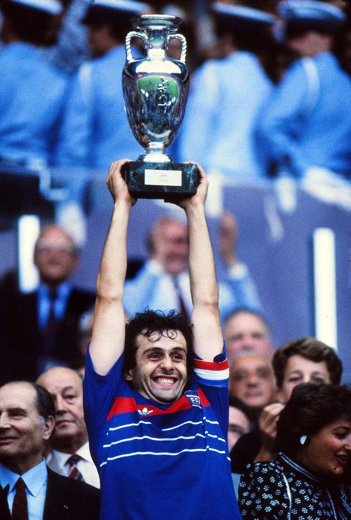 1984: Michel Platini öröme (Fotó: Getty Images)