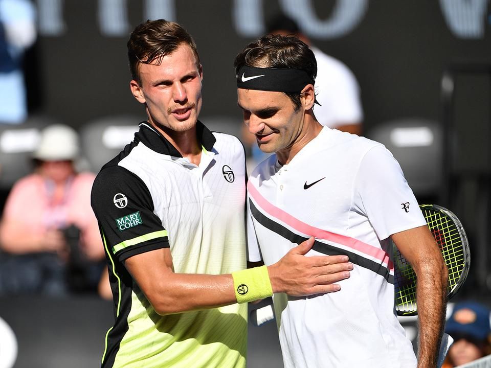 Két éve Federer három szettben győzött (Fotó: AFP)
