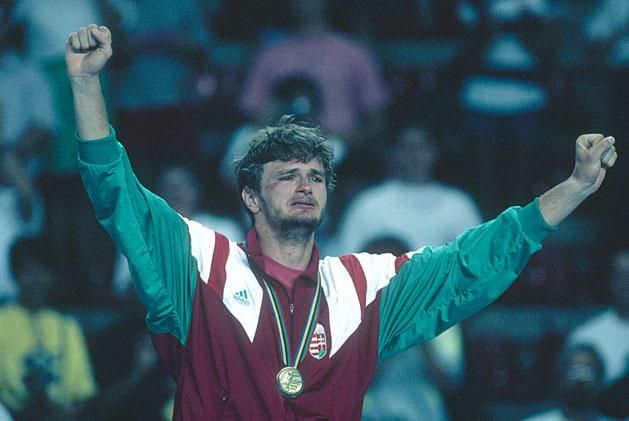 A dzsúdó meglepetésbajnoka, a sportág első magyar aranyérmese, a paksi Kovács Antal (Fotó: Getty Images)