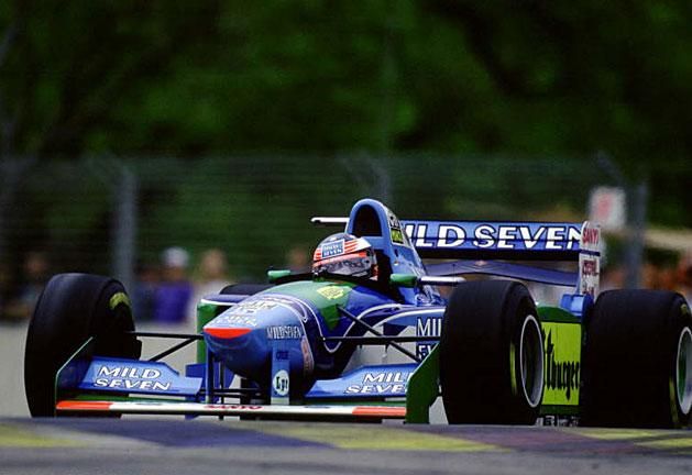 1994: Benetton-Ford, 14 futam, 8 győzelem, 92 pont (világbajnok)