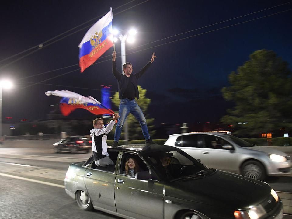 A szurkolók megadták a módját az ünneplésnek (Fotó: AFP)