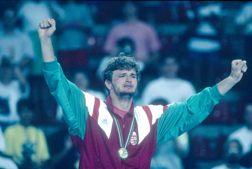 Már 20 évesen, élete első olimpiáján, Barcelonában felért a csúcsra Kovács Antal (Fotó: Getty Images)