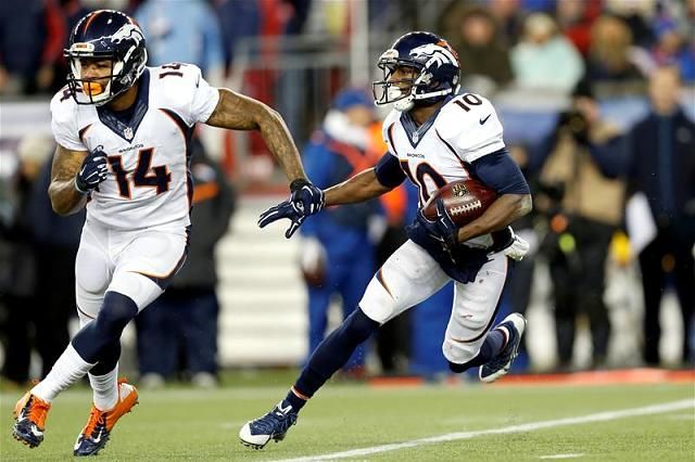 Emmanuel Sanders 151 yardja sem ért sikert a Broncosnak (Fotó: Action Images)