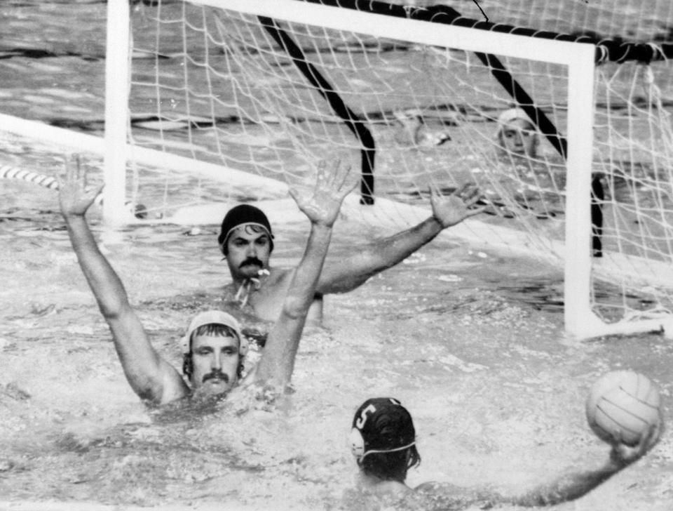Az 1976-os olimpián ő védte a magyar válogatott kapuját a Románia ellen 9–8-ra megnyert mérkőzésen (Fotó: MTI)