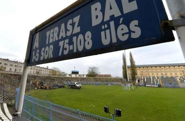 Megkezdődött az MTK-stadion bontása  (Fotó: Illyés Tibor, MTI)