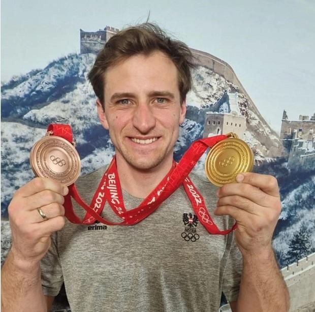Matthias Mayer a Pekingben nyert két medáliával (Fotó: Instagram)
