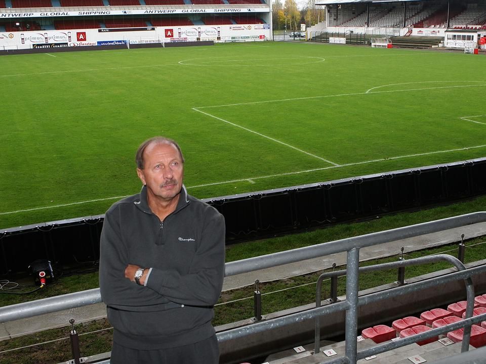 A Royal Antwerp FC stadionjában játékosként és edzőként is maradandót alkotott (Fotó: Nemzeti Sport)