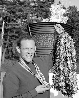 Török Ferenc 1964-ben Tokióban lett egyéni olimpiai bajnok (Fotó: MTI)