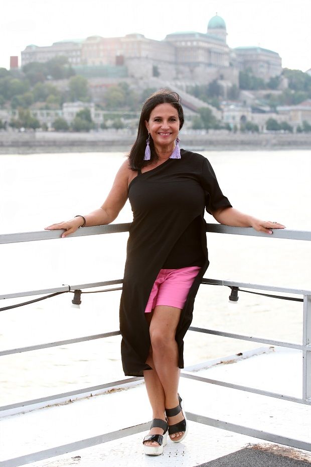 Sinkó Andrea, a Magyar Tornaszövetség aerobik szakágának elnökségi tagja (Fotó: Tumbász Hédi)