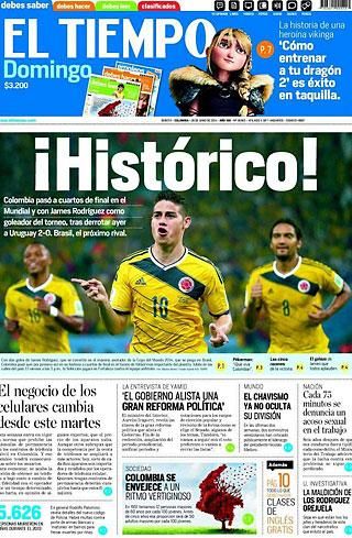 Történelmi tett – Kolumbia először negyeddöntős