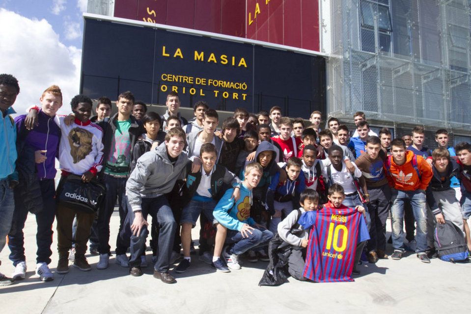 A La Masia kis növendékei (Fotó: mundodeportivo.com)