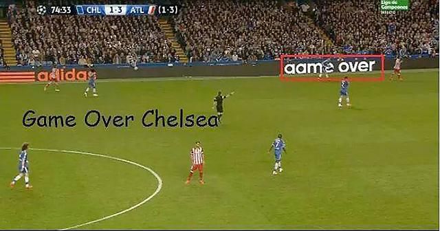 Még a reklámok is a Chelsea ellen voltak (Fotó: facebook.com/Troll.Football)