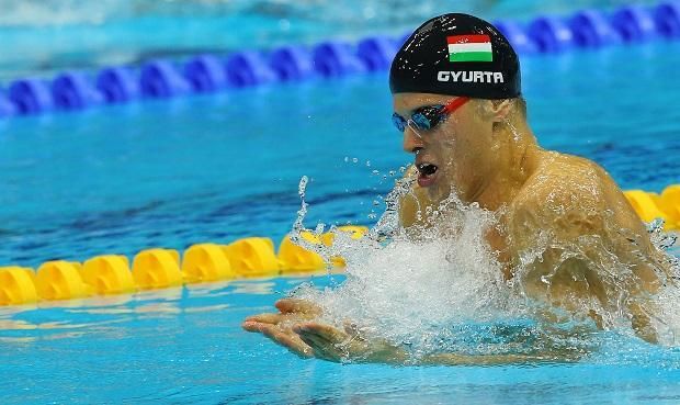 Dániel Gyurta won the 200m breaststroke with a world record at the 2012 London Olympics