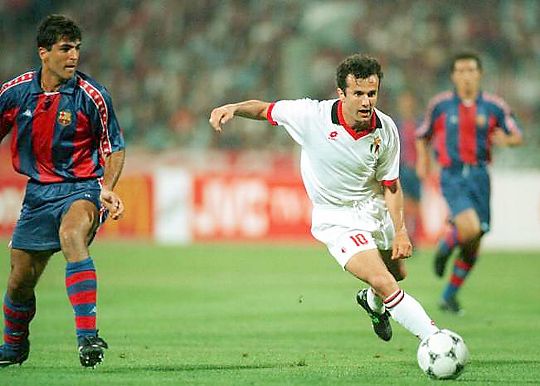 Dejan Szavicsevics a Milan mezében az 1994-es Bajnokok Ligája-döntőn (Fotó: Action Images)