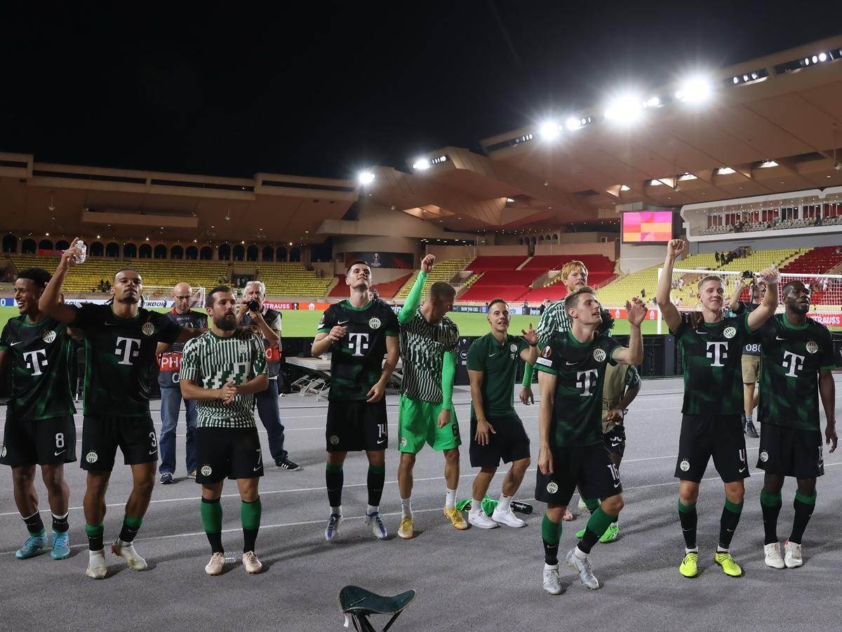 The Green and Whites' professional staff recalls many memorable moments from the fall, such as this one: the Ferencváros players put in a great performance to beat AS Monaco away in the Europa League group stage (Photo: Imago Images)