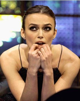 Keira Knightley gyakran izgul élőben a kedvencekért 
(forrás: dailystar.co.uk)