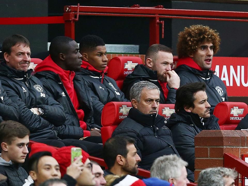 José Mourinho az első sorból szemlélte a meccseket (Fotó: AFP)