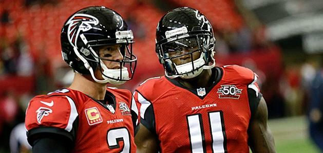 Julio Jones és Matt Ryan vezérletével megállíthatatlannak tűnik a Falcons a playoffban