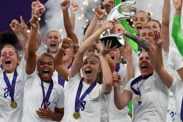Angol öröm, megvan az Európa-bajnoki cím! (Fotó: AFP)