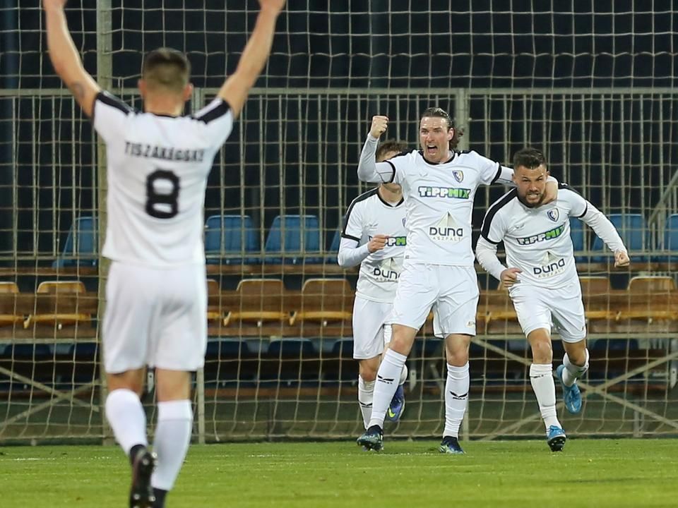 Kécskei öröm az első gól után (Fotó: Sipos Bence / Kécskei Krónika)