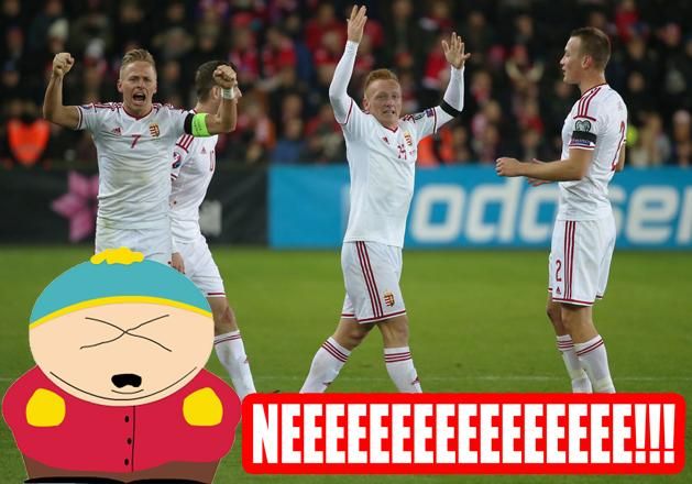 Vörös gólszerző? Cartman nem kedveli ezt (Fotó: NSO)