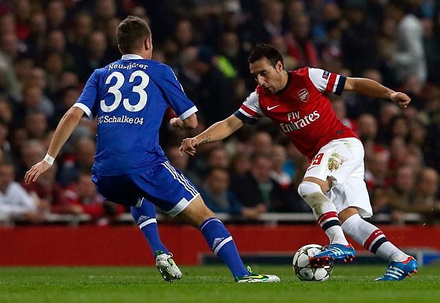 Cazorla nem tudta összekapni az Arsenal játékát (Fotó: Reuters)