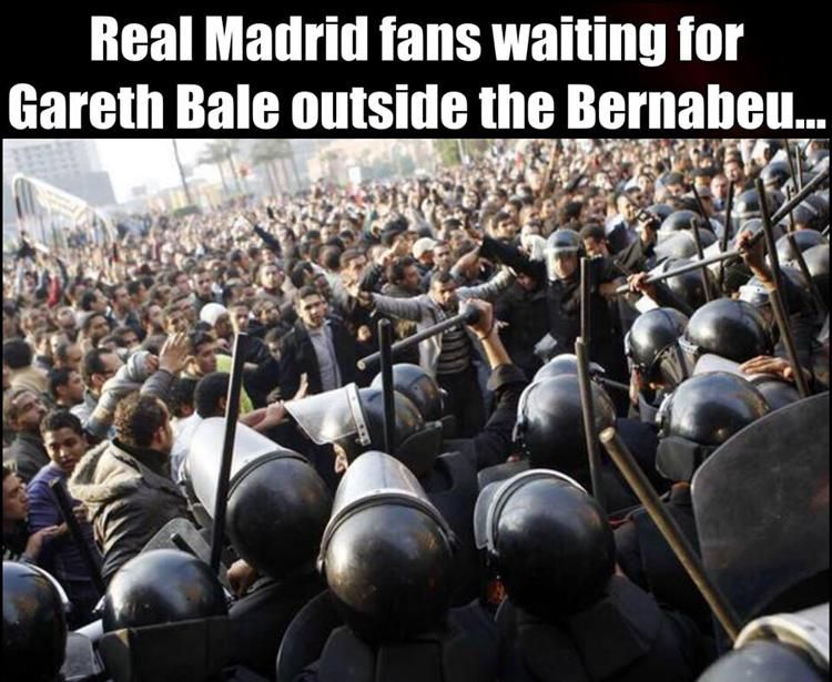 A Real szurkolói Bale-re várnak