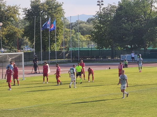 Éészak-Macedóniában a meccs végén a zöld-fehérek örülhettek