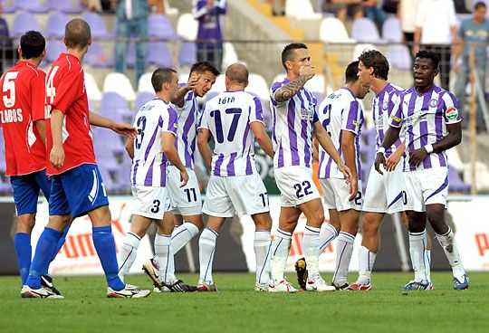 Zsinórban harmadszor győzött hátrányból az Újpest (Fotó: Czagány Balázs)