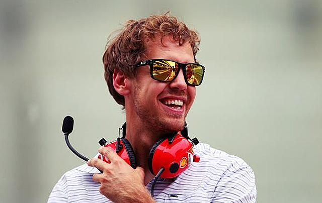 Vettel a Ferrarinál (Forrás: Twitter)