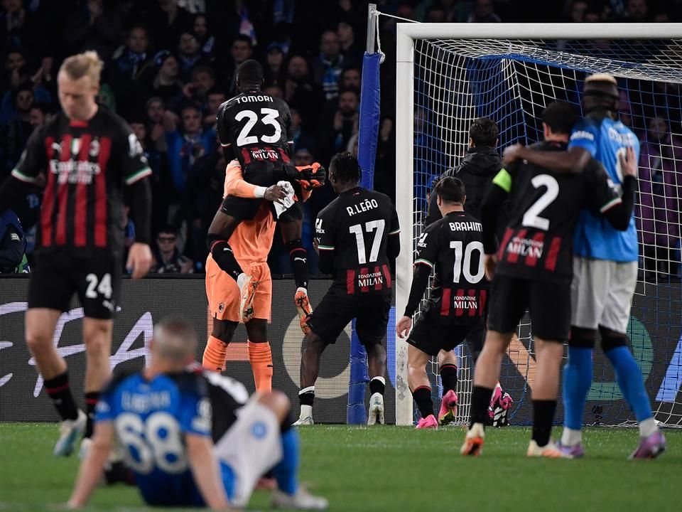 A sokak szerint a végső győzelemre is esélyes Napoli meglepetésre már a negyeddöntőben kiesett (Fotó: Getzty Images)