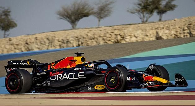 Max Verstappen és a Red Bull bahreini tesztje zökkenőmentes volt (Fotó: AFP)