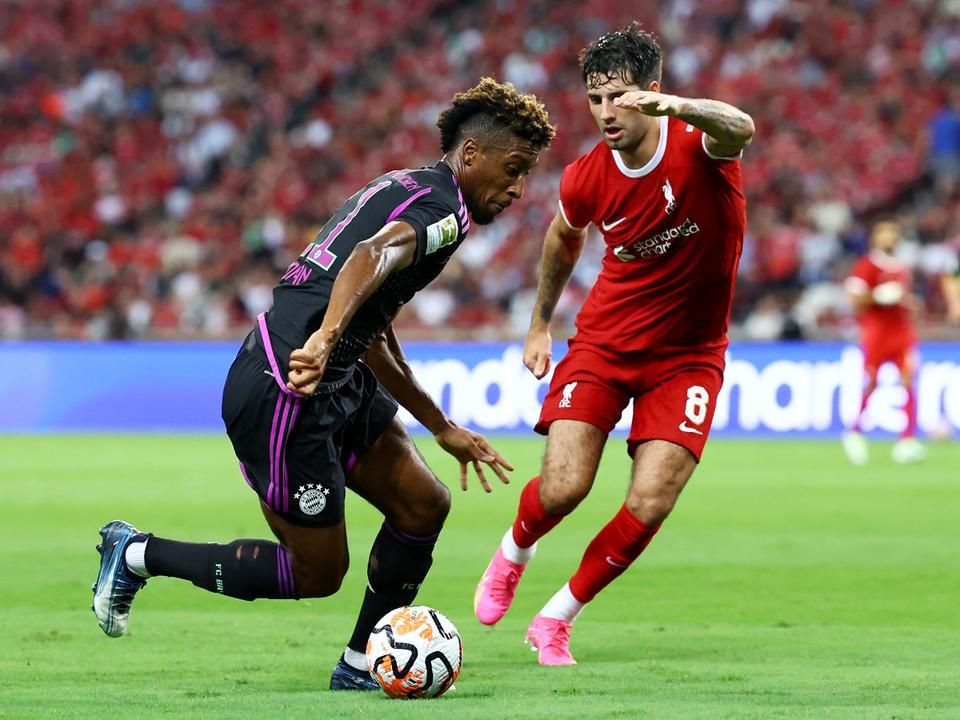 Szoboszlai Dominikék kétgólos előnyről kaptak ki a Bayerntől Szingapúrban (Fotó: Getty Images)