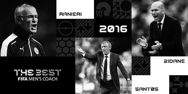 Claudio Ranieri, Fernando Santos vagy Zinédine Zidane lesz a FIFA-nál az év edzője