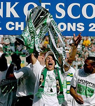 Henrik Larsson 29 góllal segítette a skót rekordhoz a Celticet 
(Fotó: Action Images)