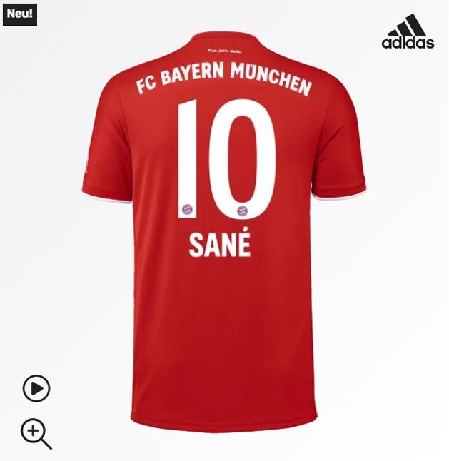 Leroy Sané a Bayern München új tízese (Fotó: fcbayern.de)