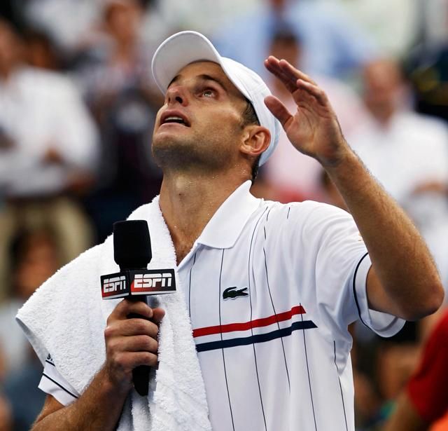 Roddick elérzékenyülve vette tudomásul, hogy eljött a búcsú ideje (Fotó: Reuters)