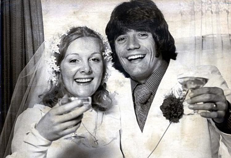 Kevin Keegan, a 70-es és a 80-as évek angol szupersztárja 1974-ben nősült meg. Jean azóta is a felesége (forrás: Daily Mail)