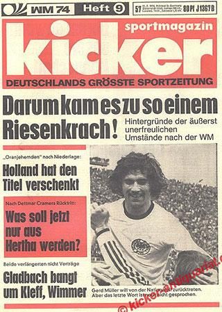 Gerd Müller a német szaklap címlapján
