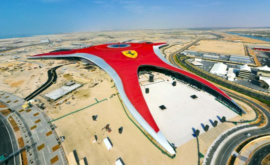 A Ferrari-élménypark Abu-Dzabiban
