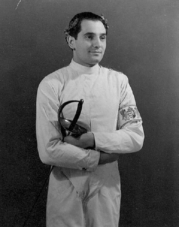 Fencer László Rajcsányi (Petőfi, Bp.) won the Olympic title