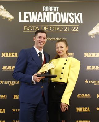 Lewandowski és felesége, Anna