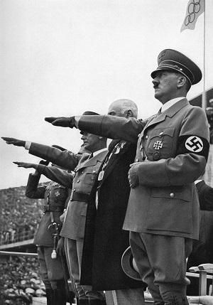 Hitler demonstrált az olimpiával (Fotó: Getty Images)
