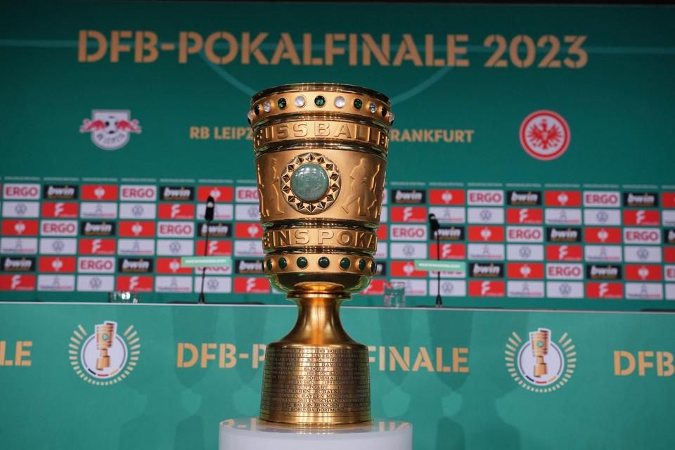 A Német Kupa trófeáját a Frankfurt ötször hódította el, 1974, 1975, 1981 és 1988 után legutóbb 2018-ban nyert (FOTÓ: AFP)