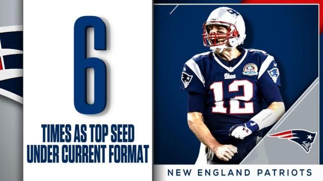 A Patriots hatodszor lett első kiemelt a 12 csapatot rájátszás történetében (Fotó: ESPN Stats & Info)
