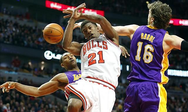 A Chicago Bulls is legyőzte a Lakerst (Fotó: Reuters)