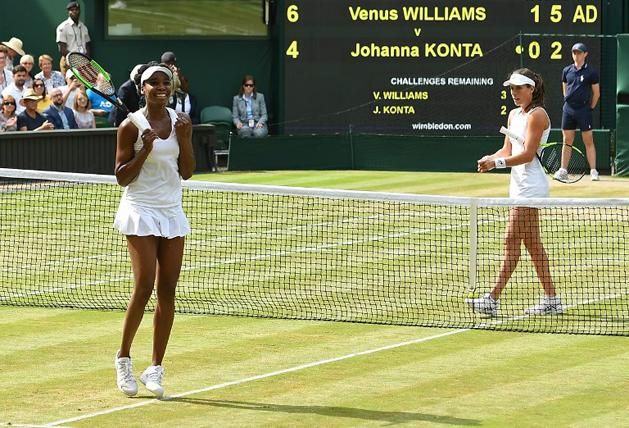 …majd Venus Williams jutott be a női egyes döntőjébe (Fotók: AFP)